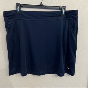 New Callaway Navy Blue Golf Skirt Skort Shorts womens size L